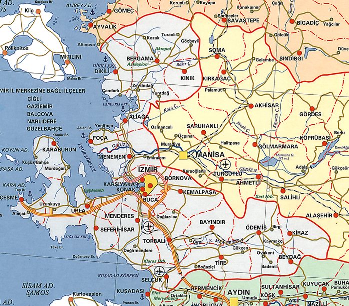 izmir bayraklı haritası ile ilgili görsel sonucu